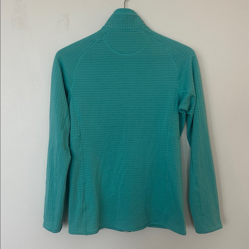 Patagonia R1 Full Zip Jacket Teal Grid Fleece Polartec Women S - Picture 12 of 13